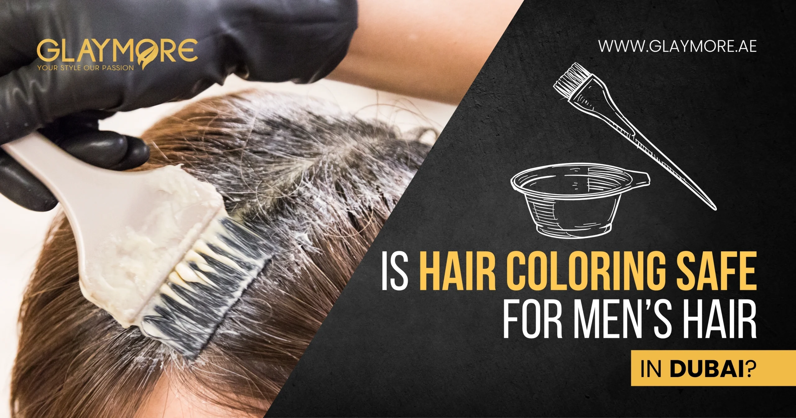Is Hair Coloring Safe for Men’s Hair in Dubai